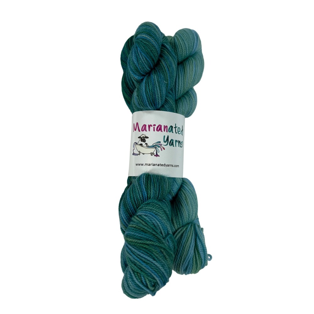 Marianated Yarns Smooth Sailing Twisted Trio Keebler Fingering Merino‎ Yarn 3pk